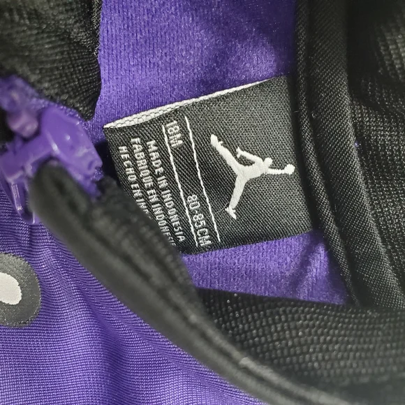 Air Jordan Jersey Black Full Zip Jacket Youth Boys